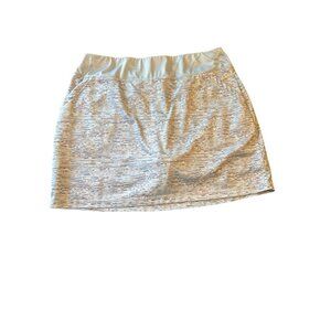 Kate Lord Womens Activewear Skort Light Blue Polyester‎ & Spandex Size L